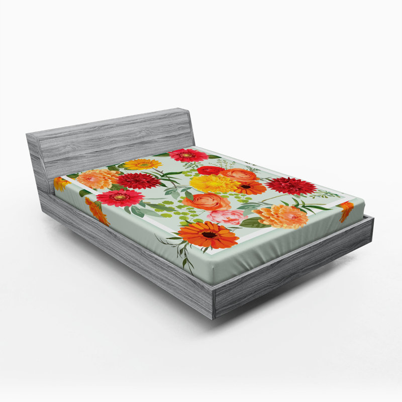 Drap-housse Shabby Flora, Drap-housse de taille double