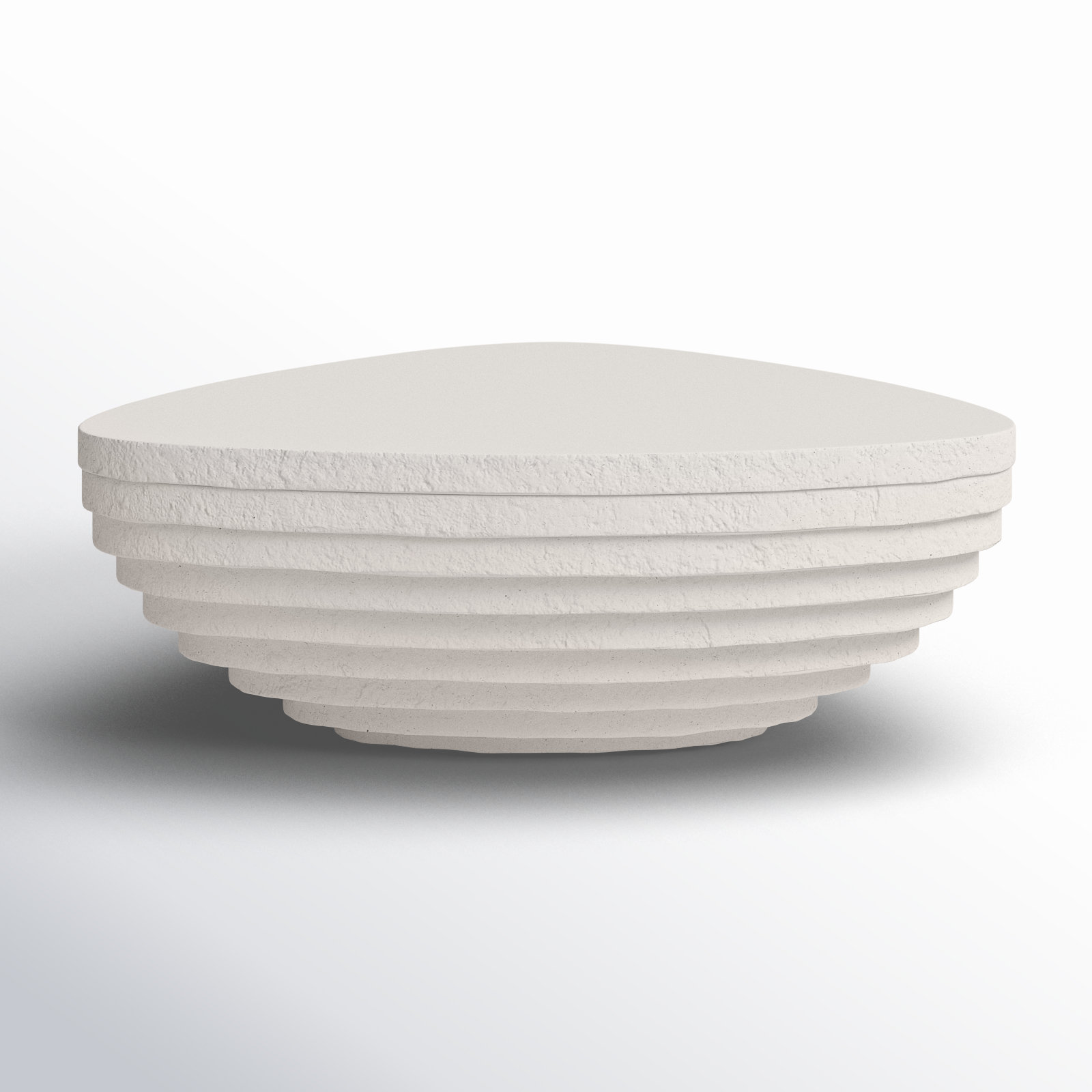 Alcona 37'' Stone Outdoor Coffee Table