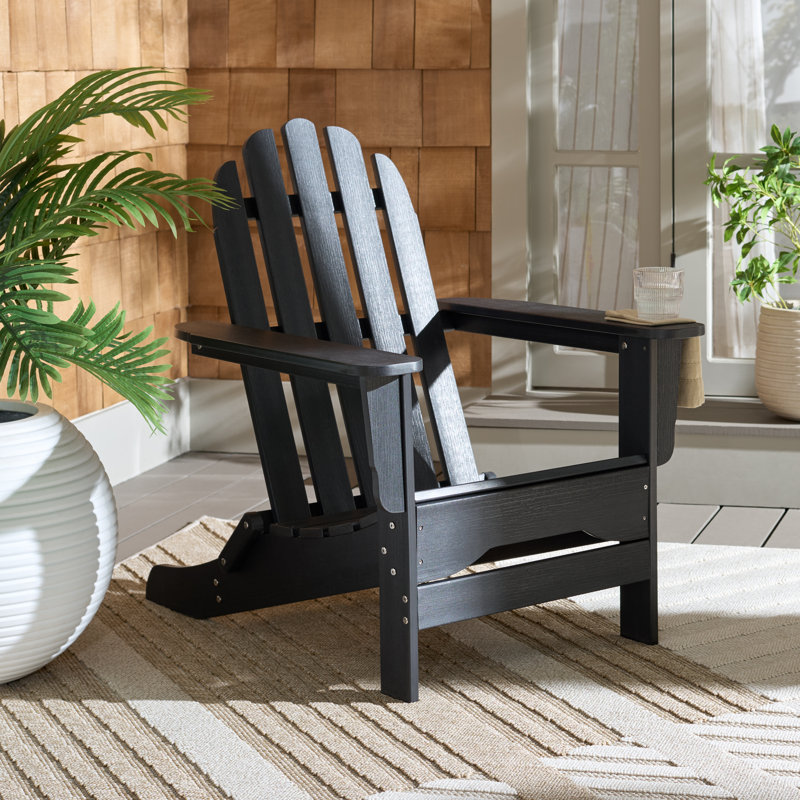 Carla Adirondack Chair, Black