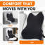 Coussin en mousse à mémoire de forme Cheer Collection pour voiture avec sangles doubles et housse en jersey lavable