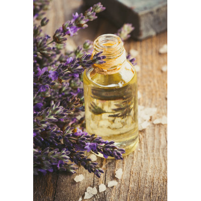 Lavender Spa Setting - Wrapped Canvas Print
