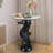 Unique Seahorse Statue Base End Table 