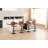 Kenessa Upholstered Faux Leather Adjustable Height Counter Stool