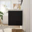 Meuble-lavabo mural de salle de bain avec lavabo en céramique et porte à fermeture en douceur-1224089256