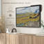 Nature «Champ clos avec art mural Plowman»-101778979