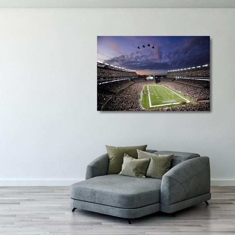 Gillette Stadium, 27" H x 40" W