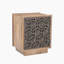Solid Wood Block End Table