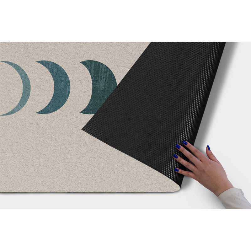 Non-Slip Geometric Outdoor Doormat