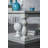 Coffee Table Open Bottom Shelf Plank Style Table Top