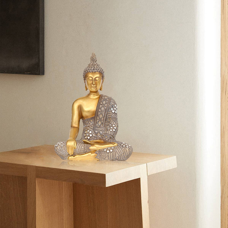 Statue de Bouddha doré en or, statues pour la décoration intérieure