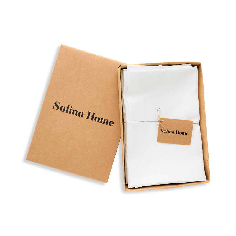 Audrey -Dinner Napkins, White
