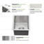 Évier de cuisine encastrable 13 po - Évier de cuisine en acier inoxydable encastrable 13 po x 15 po x 9 po à cuve simple de calibre 16 / Évier de cuisine à cuve profonde de 9 po