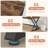 Computer Desk, Large Industrial Study Home Office Desk Modern Wood Gaming Work Writing Desk for Living room,Bedroom, Office-108401530-110136626