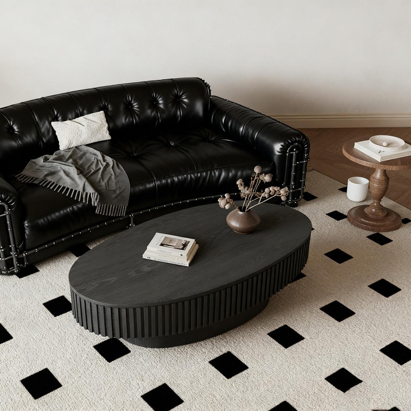 Table basse, Noir