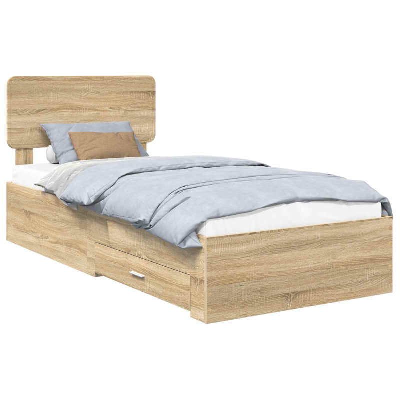 Bed, Sonoma Oak, Small Single (2'6)