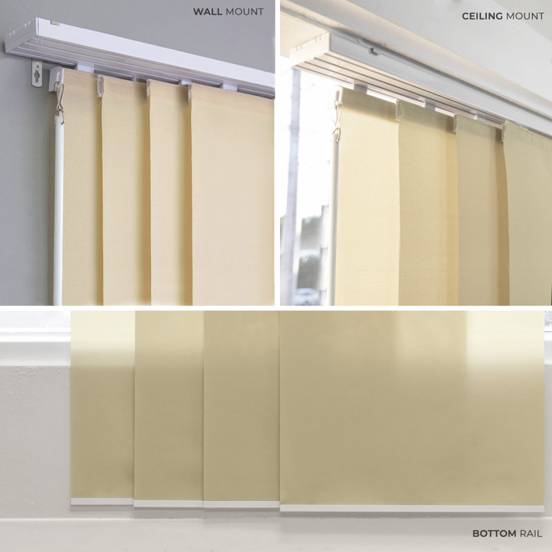 Semi Sheer Vertical blind, Tan