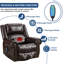 Fauteuil inclinable, chauffant et pivotant-1280628600