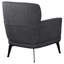 Chaise d'appoint grise avec pieds en métal-1550773546