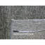 Tapis gris pur en laine nouée à la main 3 pi x 5 pi Graphite Grass