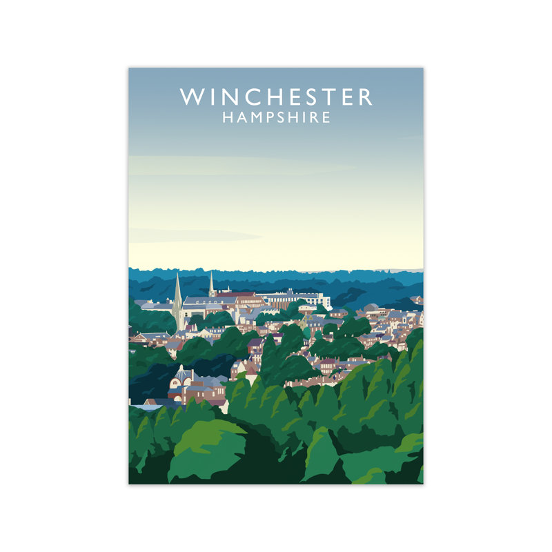 Winchester Hampshire by Richard O'Neill - Print, 84.1 cm H x 59.4 cm W x 3cm D