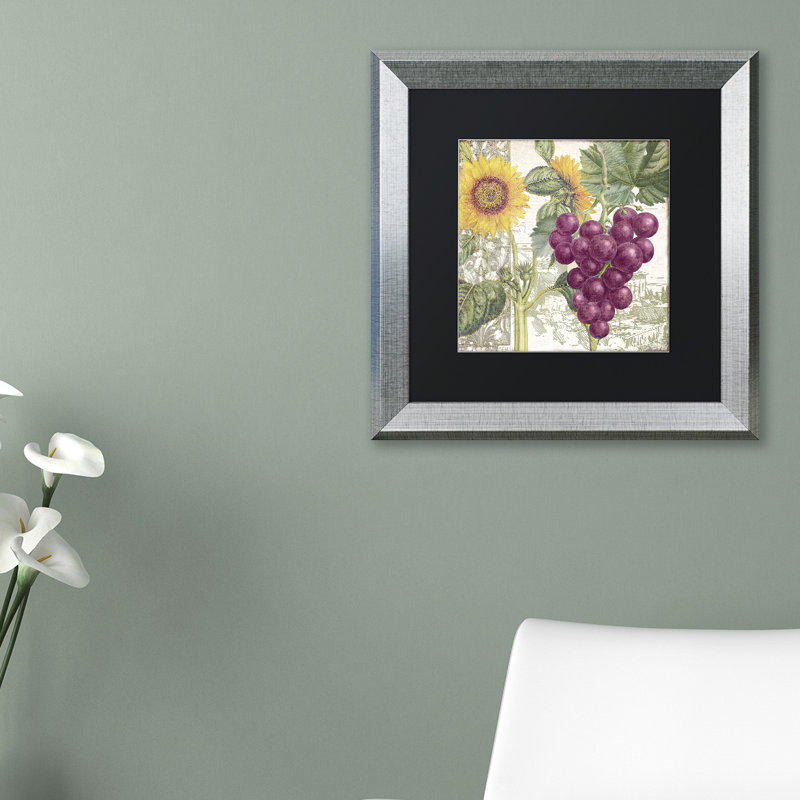 «Dolcetto II» par Jadaya, impression encadrée, H 16 po x l 16 po x P 0,5 po, Cadre brun, Noir