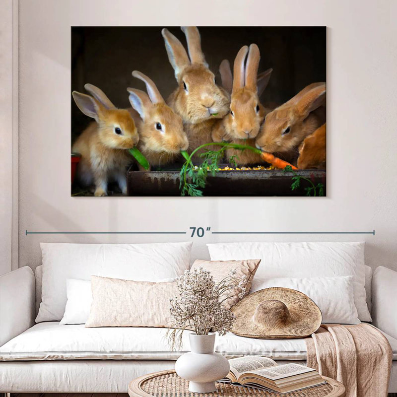 Diner Brampt Bunny, H 30 po x l 45 po