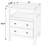 Celine 21" 2-Drawer Nightstand-839269561
