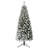 Home Heritage Pine 5' Artificial Corner Flocked Christmas Tree Prelit 100 LEDs