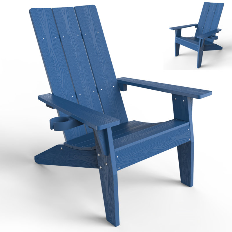 Outdoor Adirondack Chair, Blue