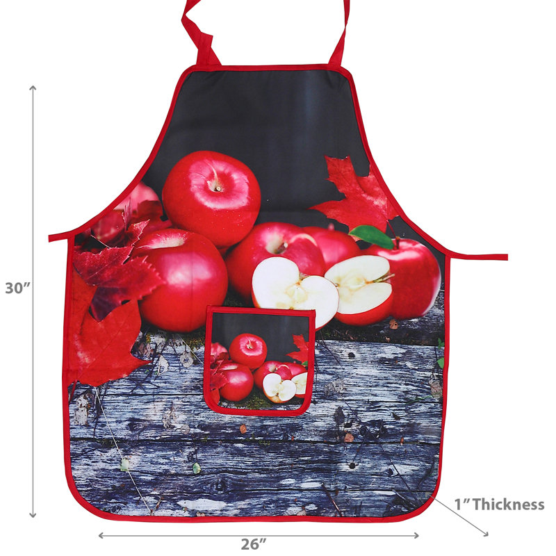 No Pattern Bib Apron