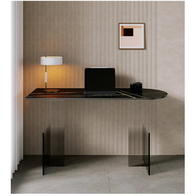 Chrys Glass Base Writing Desk