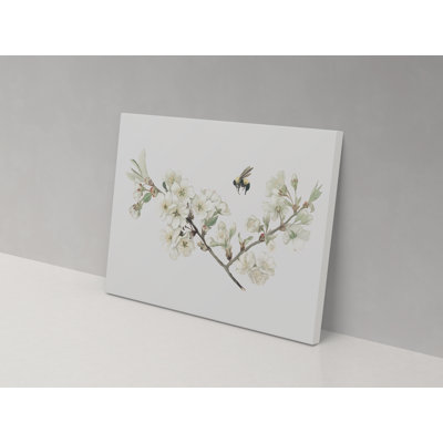 Bee Blossoms - Wrapped Canvas Print