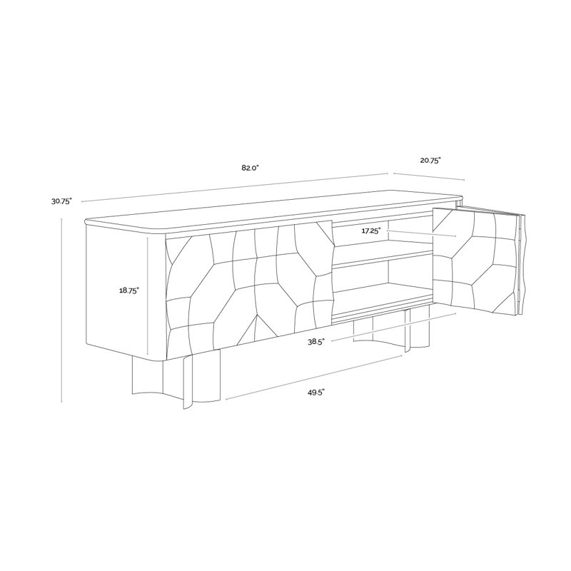 Lautrec 82'' W Sideboard