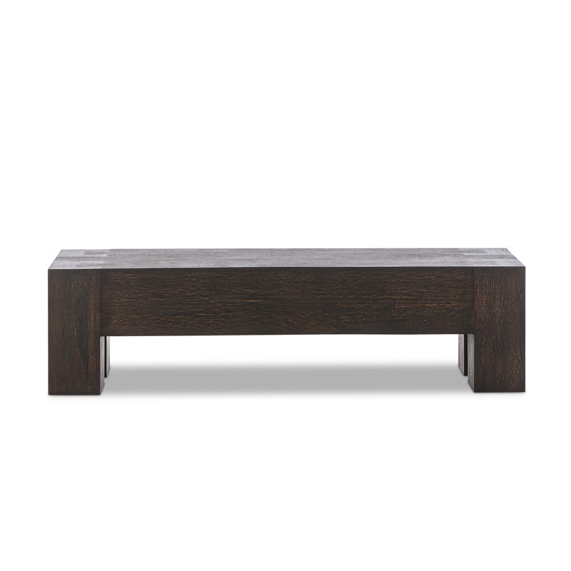 Abaso Dining Bench, Dark Walnut