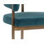Fauteuil rembourré en tissu H 18 po Haddam - bleu sarcelle-1034726062-1034726063