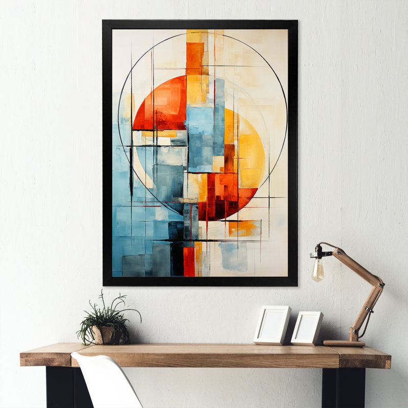 Portrait de femme rétro Mid-Century II sur toile, Cadre photo noir, H 20 po x l 12 po x P 1 po