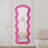 Flannel Full Length Wave Rose Floor Mirror  For Bedroom Living Room Hanging Or Against The Wall-726469402