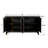 Mid Century Sideboard Buffet Cabinet With Solid Wood Legs 60" Kitchen Storage Cabinet Credenza With 4 Convex Pattern Diamond Doors And 2 Shelves Accent Console Table For Living Room Entrance Hall Etc-1790902802
