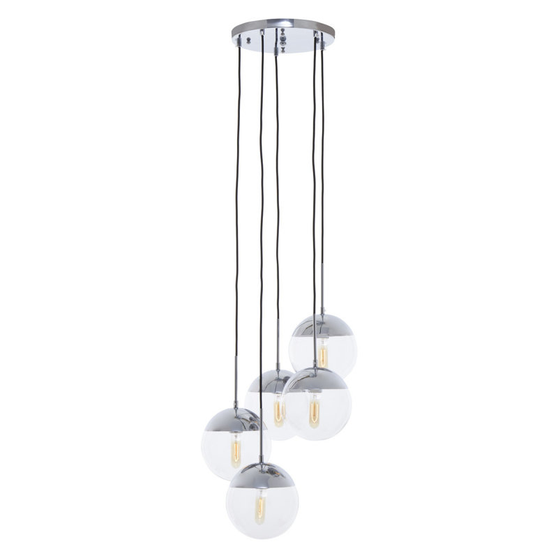 Royce 5 - Light Cluster Pendant, Silver
