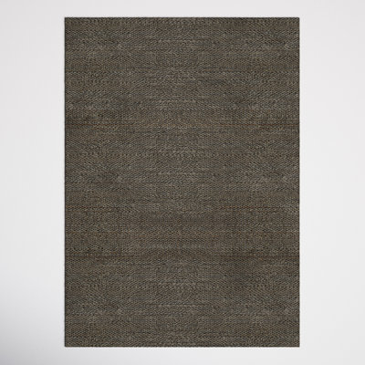 Abisai Brown Gray Hand-Woven Jute Rug
