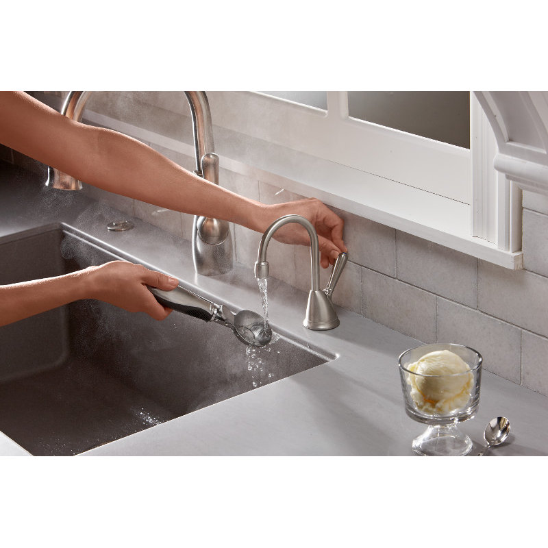 Hot & Cold Water Dispenser, Satin Nickel