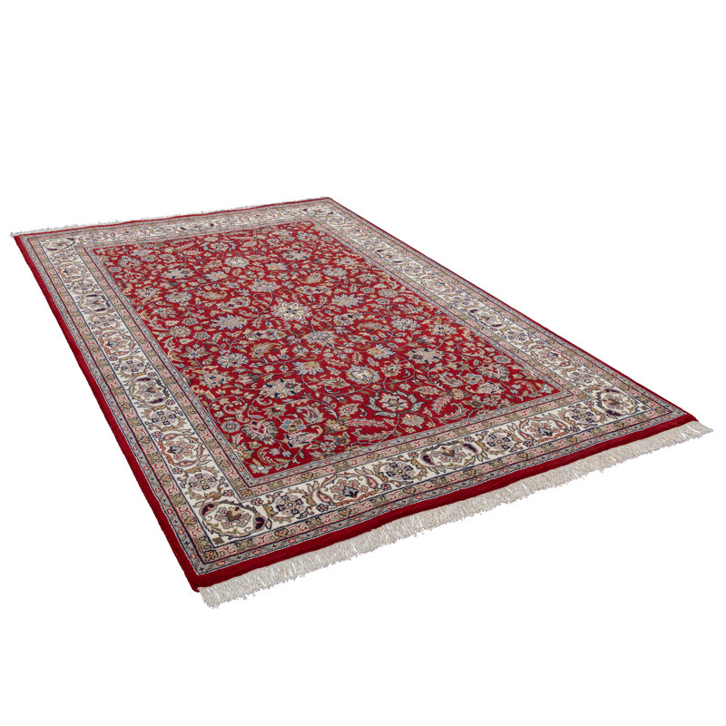 Benares Hand Woven Wool Red Indoor Rug, Rectangular 250 x 350cm