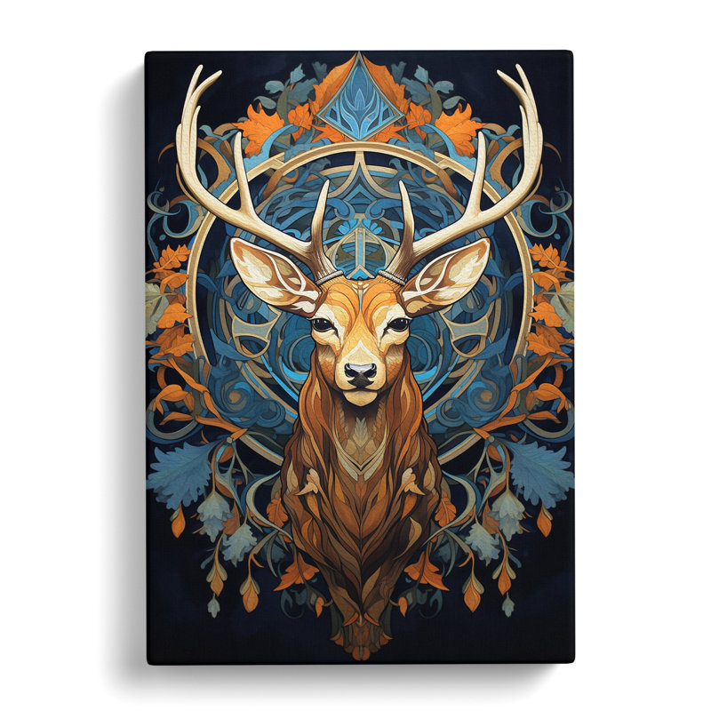 Deer - Wrapped Canvas, 76cm H x 50cm W x 3cm D