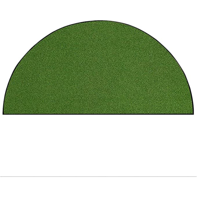 Tapis vert sur mesure, Demi-cercle 24 po x 48 po