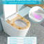 Toilette de bidet moderne et intelligente avec fonction - siège chauffant allongé, lavage à l'eau chaude, sécheuse, affichage à DEL, fonction avancée de nuit, chasse d'eau automatique