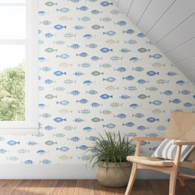 Rouleau de papier peint L 33 pi x l 20,5 po Seaside Living