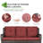 Kenji Wicker 7 - Person Patio Conversation Sets with Cushions-699574111
