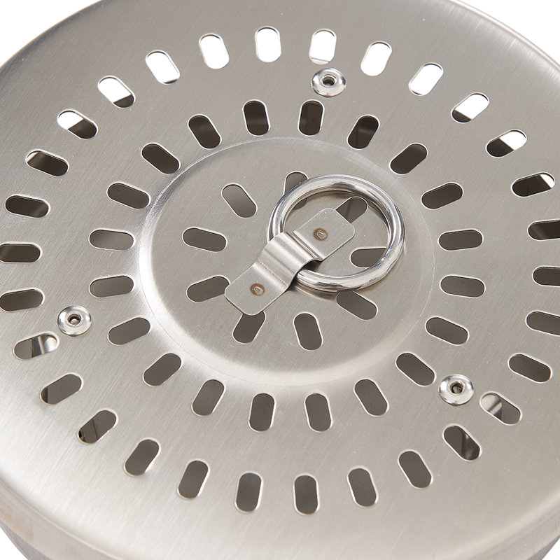 Round Stainless Steel Charcoal Fire Pit