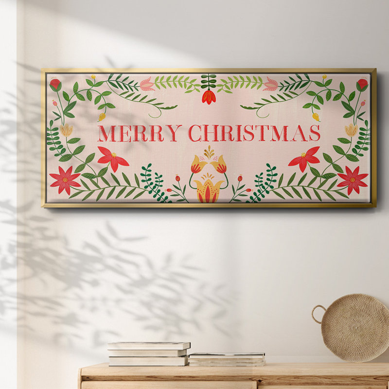Twelve Days Collection D- Framed Canvas