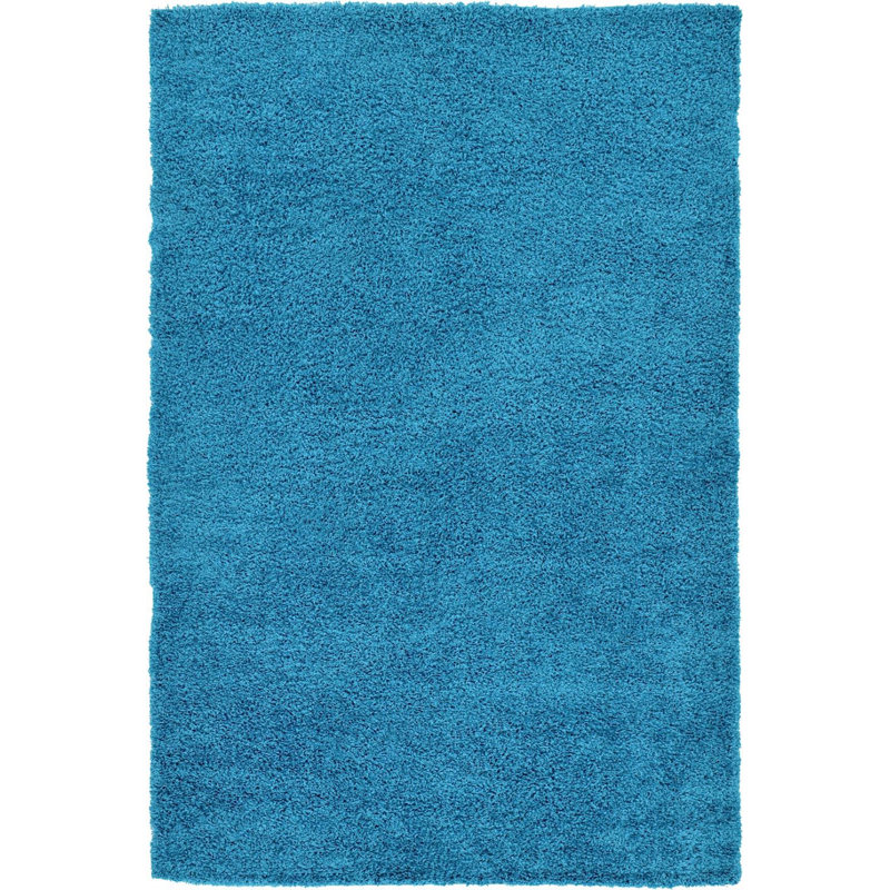 Tapis à poils longs à poils longs, Rectangle 4 pi x 6 pi
